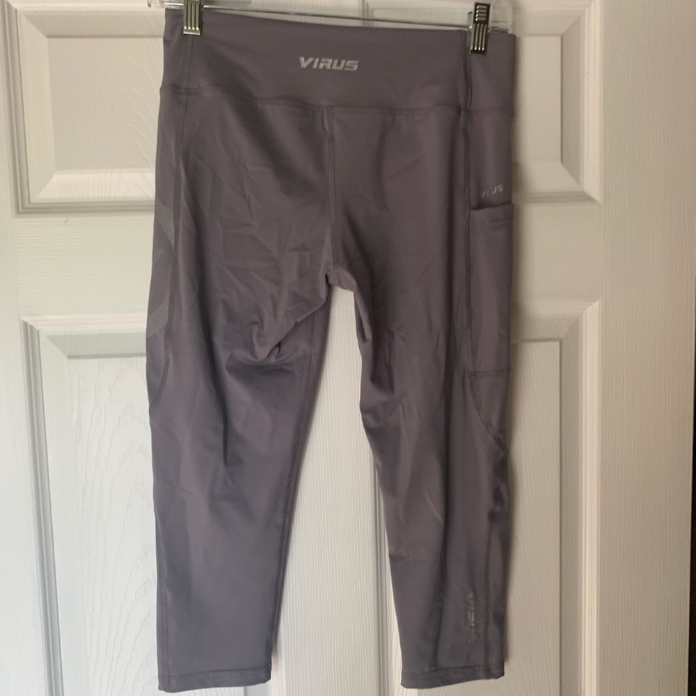 Virus cropped leggings - Lilac